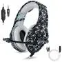 PS4 Gaming Headset with Microphone for PC New Xbox One PSP Gamer Headphones with Mic Noise Cancelling for Laptop, Mac, Smart Phones, Nintendo Switch, Surround Stereo Sound Volume Control(Camouflage) PS4 Gaming Headset with Microphone for PC New Xbox One PSP Gamer Headphones with Mic Noise Cancelling for Laptop, Mac, Smart Phones, Nintendo Switch, Surround Stereo Sound Volume Control(Camouflage)