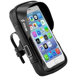 Giveyo Bicycle Bag Mobile Phone Bracket Bag Navigation Bicycle Riding Equipment Accessories Universal Front Handle Bag 6 Inch