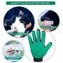 2020 New Version Pet Grooming Brush, Enhance Pet Grooming Glove with 255 Tips, Deshedding Glove for Dog and Cat, Left & Right Gentle De-Shedding Glove Brush