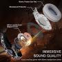 Unisun PS4 Headset Gaming Headphone for PC with Microphone 3.5mm Jack Splitter Stereo Sound Breathing RGB Light Adjustable Mic for Xbox One Mac Laptop PC Mobile