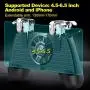 AksBlay Mobile Game Controller Gamepad Mobile Gaming Trigger with Power Bank and Fan for PUBG/Rules of Survival Gaming Grip and Gaming Joysticks for 4.5-6.5inch Android iOS Phone AksBlay Mobile Game Controller Gamepad Mobile Gaming Trigger with Power Bank and Fan for PUBG/Rules of Survival Gaming Grip and Gaming Joysticks for 4.5-6.5inch Android iOS Phone