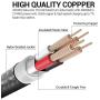 Cell Phone Micro USB Cable, EVISTR 3PACK 10FT Durable Nylon Braid Cell Phone Charging Cable USB 2.0 A Male to Micro B Sync Data Cable Cord Compatible with Samsung Note 5, 4, 3, Moto Android Phone