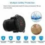 USMEI Dual USB Charger Socket Waterproof Power Outlet 4.8A with 12V/24V Voltmeter LED Digital Display for Car Boat Marine Motorcycle ATV RV Campers Tractors USMEI Dual USB Charger Socket Waterproof Power Outlet 4.8A with 12V/24V Voltmeter LED Digital Display for Car Boat Marine Motorcycle ATV RV Campers Tractors