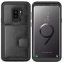 Galaxy S9 Plus Case,Slim Fit Premium Leather Samsung Galaxy S9 Plus Wallet Case Card Slots Shockproof Folio Flip Protective Defender Shells for Samsung Galaxy S9 Plus - Black