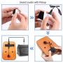 Kalimba 17 Keys Thumb Piano Mahogany with Pickup and Carrying Case for Beginners Kids Professional, Rounded Edges, by Vangoa