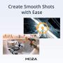 Moza Mini-P 3-axis Gimbal Stabilizer for Smartphones Action Cameras Compact Cameras & Light Mirrorless Cameras, 900g/1.98 lbs Max Payload 12H Runtime Horizontal/Vertical Shooting Modes Camera Control