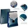 Moozica 17 Keys Kalimba Thumb Piano, Solid Mahogany Wood Professional Marimba Mbira with Piano Lacquer Finishing Musical Instrument Gift (Mahogany-K17BP) Moozica 17 Keys Kalimba Thumb Piano, Solid Mahogany Wood Professional Marimba Mbira with Piano Lacquer Finishing Musical Instrument Gift (Mahogany-K17BP)