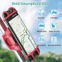 Bike Motorcycle Phone Mount, ANCwear 5-in-1 Portable Phone Holder, Adjustable Silicon Universal Fit Handlebars and Smart Phones Like iPhone Xs Max R X 8 Plus 7 Samsung