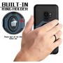 Samsung Galaxy S9 Case - eSamcore Ring Holder Kickstand Cases + Dashboard Magnetic Phone Car Mount [Navy Blue]