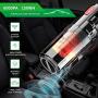 Car Vacuum Cleaner，Best Vacuum Cleaner,SIIWOO Car Vacuum Cleaner, Wet Dry Use for Quick Cleaning，150W DC12V 6000PA Low Noise Vacuum