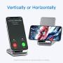 Yootech 7.5W/10W/15W Fast Wireless Charger,7.5W Wireless Charging Stand with QC3.0 Adapter Compatible iPhone SE 2020/11/11 Pro/11 Pro Max,15W LG V30/V35/G8,10W Galaxy S20/S10,Pixel 3/4XL