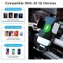 Wireless Car Charger, CTYBB Qi Auto-Clamping Air Vent Dashboard Car Phone Holder & QC3.0 Car Charger, 10W Compatible for Galaxy S10/S10+/S9,Charging for iPhone 11/11 Pro/11 Pro Max/XSMax/XS/XR/X/8P/8