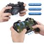PUBG Mobile Controller with Phone Cooling Fan and Built-in 500 mAh Battery Mobile Gaming Joysticks Sensitive Shoot and Aim Keys L1R1 Shooter for PUBG Knives Out Rules of Survival