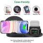 3 in 1 Wireless Charger for iPhone 11/11 pro /11 Pro Max/Xs/XS Max/XR/X / 8 /8P, Fast Wireless Charger for AirPod/AirPod 2/ AirPods Pro, Wireless Watch Charging Stand for iWatch 1/2/3/4 /5