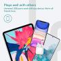 Multi-USB Wall Charger by Playa (4-Port Wall Charger Compatible w/iPhone 11, XS, XR, X, iPad, AirPods / S20, Note10 / Pixel 4, More) Phone Charger