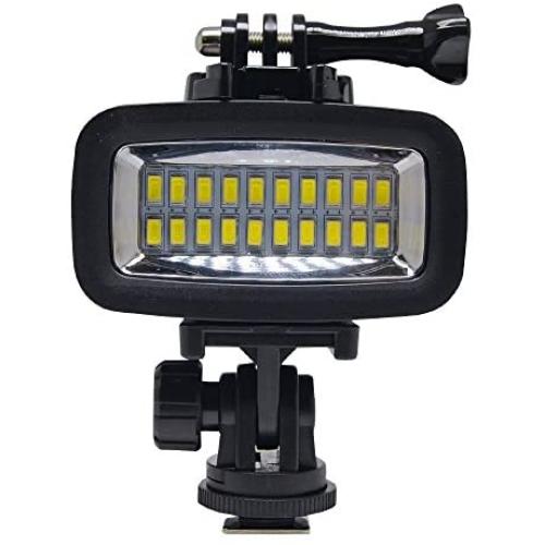 SL-100 700LM Diving Video Fill-in Light LED Lighting Lamp Waterproof 40M 1900mAh Built-in Rechargeable Battery with Diffuser for GoPro SJCAM Xiaomi Yi Sports Action Camera