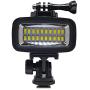 SL-100 700LM Diving Video Fill-in Light LED Lighting Lamp Waterproof 40M 1900mAh Built-in Rechargeable Battery with Diffuser for GoPro SJCAM Xiaomi Yi Sports Action Camera