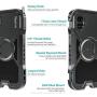 SmallRig Aluminum Video Cage, Smartphone Video Rig Mobile Cage w Lens Adapter 1/4 Threads and Cold Shoes for iPhone 11, for Phone Photography, Film Making, and Vlog - CPA2455