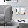 Dual USB Wall Charger, Excgood [3-Pack] Ultra Slim Foldable USB Wall Plug Flat Compatible with iPhone 11 Pro Max/Xr/Xs/X, Galaxy S10/9/8/7, Pixel and More Smartphones, Black