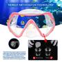 Supertrip Snorkel Set Adults-Anti-Fog Film Scuba Snorkeling Diving Mask with Impact Resistant Temperred Glass|Dry Top Snorkel,2 Mouthpieces 1 Waterproof Case Included