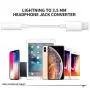 [Apple MFi Certified] Apple Lightning to 3.5 mm Earbuds/Headphones/Earphones Jack Adapter Cord Dongle Aux Cable Converter Accessories Compatible with iPhone 11/Xs/XR/X/8,7/8,7 Plus/ipad-IOS13-2 Pack