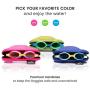 Kids Swim Goggles || Swimming Goggles for Kids (Age 2-8 years old) with Fun Car Hardcase for Easy Transportation || Cushioned Frames || Anti Fog Lenses || UV Protection ||