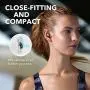 Anker Soundcore Spirit Dot 2 True Wireless Earbuds, Deep Bass, IPX7 Waterproof, Sweatproof, 16H Playtime, Fast Charge, Comfortable AirWings, Bluetooth 5, Mini Sports Earphones, Workout, Gym, Jogging