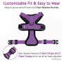 rabbitgoo Cat Harness and Leash for Walking, Escape Proof Soft Adjustable Vest Harnesses for Medium Large Cats, Easy Control Breathable Pet Safety Jacket with Reflective Strips & 1 Metal Leash Ring