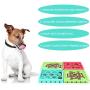 Pet Slow Feeder Bowl, No Chocking Slow Fun Feeder, Bloat Stop Dog Cat Lick Mat with Super Suction, Durable Slower Feeder Set for Pet Bathing, Grooming, and Training ( All Breeds of Dogs and Cats)