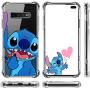 Lupct for Samsung S10 Case, Soft TPU Protective Shockproof Cartoon Cute Mobile Phone Heart Stitch Fashion Design Cover Skin Slim Fit Funny Fun Ultra-Thin Bumper Clear Shell for Samsung Galaxy S10