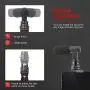 Zeadio Tripod Smartphone Mount, Cell Phone Holder Adapter Clamp with Hot-Shoe Mount, Selfie Stick and Monopod Adjustable Clamp, Fits for iPhone, Samsung, Huawei and All Phones Zeadio Tripod Smartphone Mount, Cell Phone Holder Adapter Clamp with Hot-Shoe Mount, Selfie Stick and Monopod Adjustable Clamp, Fits for iPhone, Samsung, Huawei and All Phones