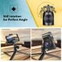 Zeadio Metal Mini Tripod + Ball Head Mount, with 1/4" Screw Desktop Tabletop Stand Tripod for Smooth4, Crane Plus, Crane2, Osmo Mobile, Ronin-S, Vimble2, Gimbal Handle Grip Stabilizer and All Cameras