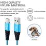 Micro USB Cable 10FT 3-Pack,Long Android Charger Cable Nylon Braided Cell Phone Charger Android Fast Charging Cord Compatible with Samsung Galaxy S6 S7 Edge J7,LG,HTC,Motorola,Sony,Xbox,PS4,Bynccea