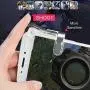 BOKA Slope Shape Pubg Metal Triggers Cum Gamepad Joystick Compatible with All Smartphones - (Silver)