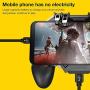 N/V Mobile Game Controller, 6 Finger Trigger Phone Controller Gamepad with Cooling Gamepad,Can Charge Mobile Phones,for Android & iOS