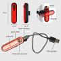 3 LED 1000 Lumen Bicycle Headlight USB Rechargeable Built in Battery Bike Light with Charging Function - Free LED Taillight Waterproof Accessories Aluminum Alloy Cycling Light Safety Flashlight