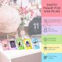 Fujifilm Instax Mini Twin Pack Instant Film (60 Exposures) + Travel Stickers + 5 Colored Frames + Hanging Frames - Fuji Instax Accessory Kit