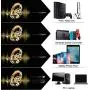 Innens Stereo Gaming Headset for PS4, Xbox One, Nintendo Switch, PC, Mac, K1B Pro Over Ear Gaming Headphones with Mic, Noise Cancelling, in-Line Control, LED Light, Surround Sound (Camo Yellow)