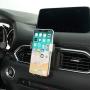 Phone Holder for Mazda CX-5, Dashboard Air Vent Adjustable Cell Phone Holder for Mazda CX5 2019 2018, Phone Mount for iPhone 8 iPhone X,Wireless Charging Smartphone 5.5~6 Inch