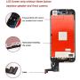 iPhone 8 Plus Screen Replacement Black 3D Touch Screen LCD Digitizer Replacement Frame Display Assembly Set with Repair Tool Kit (iPhone 8 Plus Screen, Black)