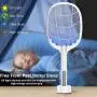 Large Electric Fly Swatter, Rechargeable Bug Zapper Racket, Mosquito Killer Racket for Indoor and Outdoor, 3-Layer Touch Mesh, USB Charge, 21.2''x 8.6'' Large Electric Fly Swatter, Rechargeable Bug Zapper Racket, Mosquito Killer Racket for Indoor and Outdoor, 3-Layer Touch Mesh, USB Charge, 21.2''x 8.6''