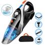 Handheld Vacuum, LOZAYI 7KPA Hand Vacuum Cordless with Stronger Cyclonic Suction,Rechargeable Li-ion Battery Quick Charge, Lightweight Wet/Dry Vacuum Cleaner for Home and Car Cleaning-Orange