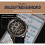 NYSW World Best Thinnest Luxury Smart Watch Analog Atomic Fitness Activity Tracker Hybrid Black Smartwatch Reloj for Men Hombre Women Perpetual Calendar Smart Phone Link Feature: iPhone/Android