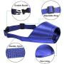 POLARHAWK Dog Muzzle Suit, 7pcs Blue Adjustable Quick Fit Pet Muzzle Anti-Bite, Anti-Call Dog Mask for Small Medium Large Dogs