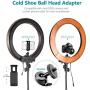 Neewer Ring Light Kit:18"/48cm Outer 55W 5500K Dimmable LED Ring Light, Light Stand, Carrying Bag for Camera,Smartphone,YouTube,TikTok,Self-Portrait Shooting, Black, Model:10088612