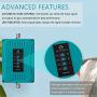 ANNTLENT Multiple Band Cell Phone Signal Booster Repeater Amplifier for ALL Carriers Boost Cellular Voice and Data for Home and Office 