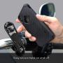 Rokform - Motorcycle Handlebar Cell Phone Mount, Mounts to ANY Handlebar Measuring from 7/8" to 1-1/4", Secures Phone Via Quad Tab Twist Lock Mount and Built-In Magnet Mount (Black)