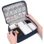 Portable Electronic Organizer Travel Accessories Cable Bag Universal Cord Storage Case Carrying for Charging Cable, Cell Phone, Power Bank,Mini Tablet(Blue) Portable Electronic Organizer Travel Accessories Cable Bag Universal Cord Storage Case Carrying for Charging Cable, Cell Phone, Power Bank,Mini Tablet(Blue)