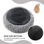 Joyreap Round Plush Dog Bed, Velvet Donut Pet Bed, Faux Fur Fluffy Cat Bed Cuddler Cushion for All Season - Washable, Non-Slip Waterproof Bottom (55cm /22 inches) Joyreap Round Plush Dog Bed, Velvet Donut Pet Bed, Faux Fur Fluffy Cat Bed Cuddler Cushion for All Season - Washable, Non-Slip Waterproof Bottom (55cm /22 inches)