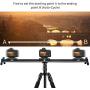 GVM Motorized Camera Slider Aluminum Alloy Slider Time Lapse Video Shot Camera Dolly Slider with Controller for DSLR Camera DV Video Camcorder Film Photography, Load up to 44 lbs